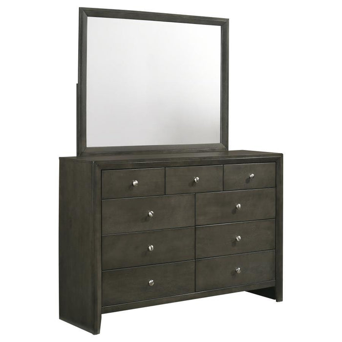 Serenity - 9-Drawer Dresser With Mirror