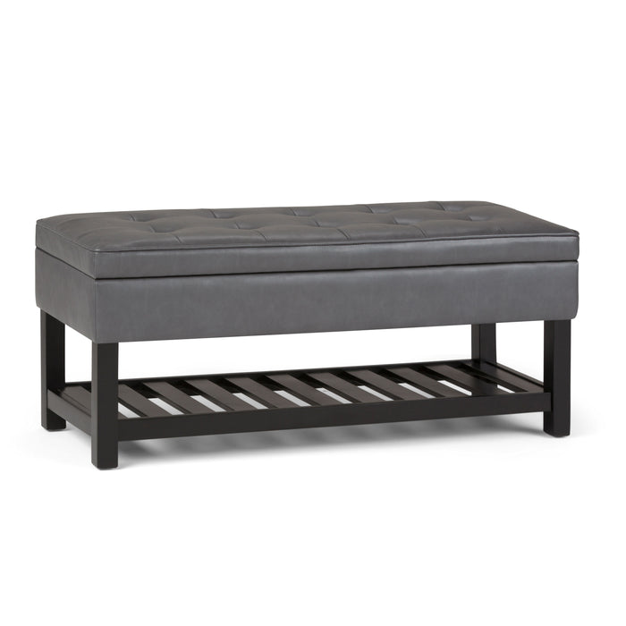 Cosmopolitan - Storage Ottoman Bench with Open Bottom