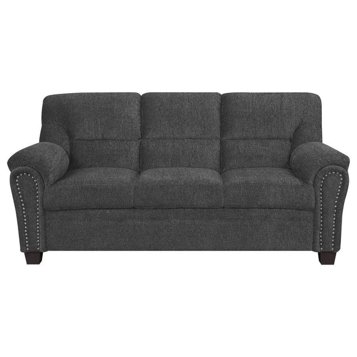 Clementine - Upholstered Padded Arm Sofa Set