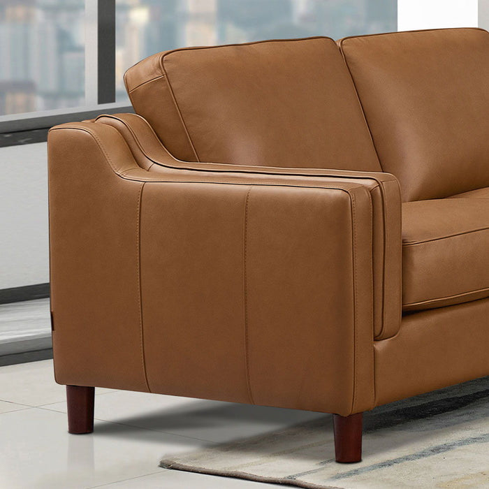 Bella - Top Grain Leather Loveseat