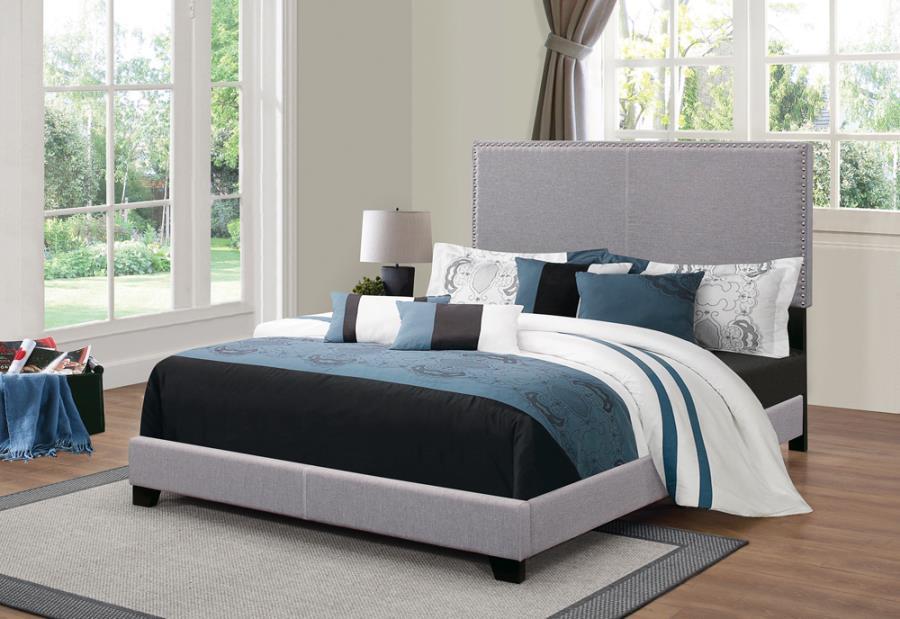 Boyd - Upholstered Bed with Nailhead Trim Bedding & Furniture DiscountersFurniture Store in Orlando, FL