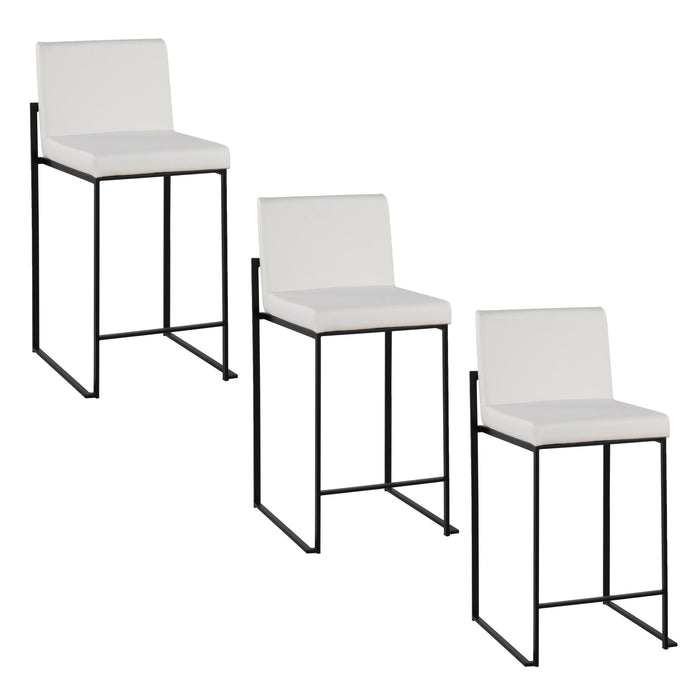 Fuji - Contemporary Modern Elegance, High Back Counter Stool