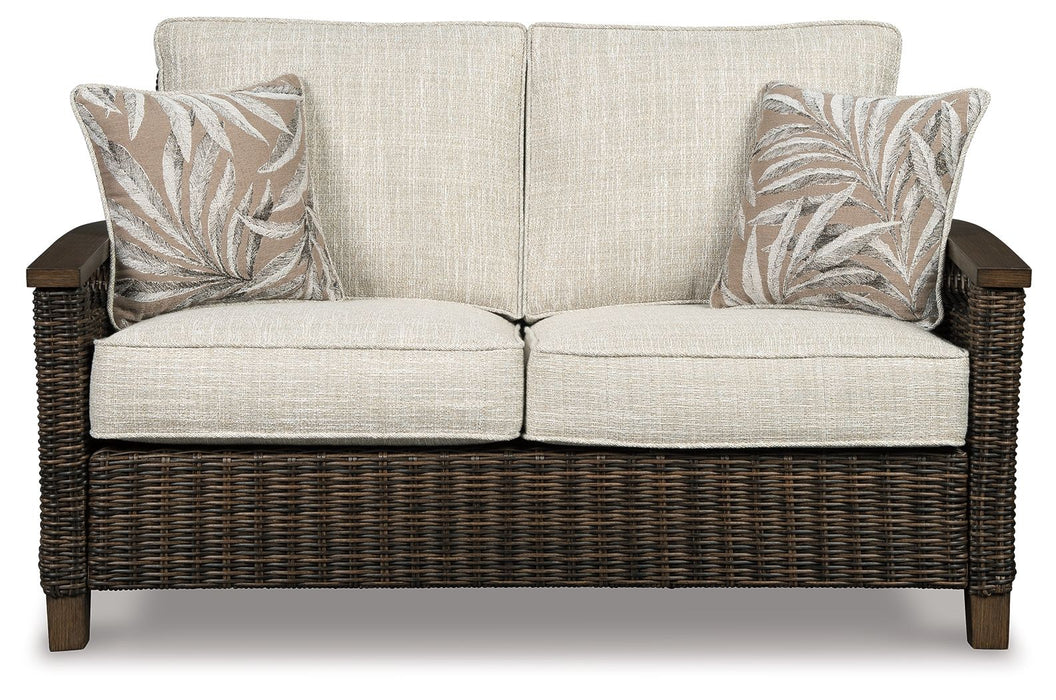 Paradise - Marrón medio - Loveseat con cojín