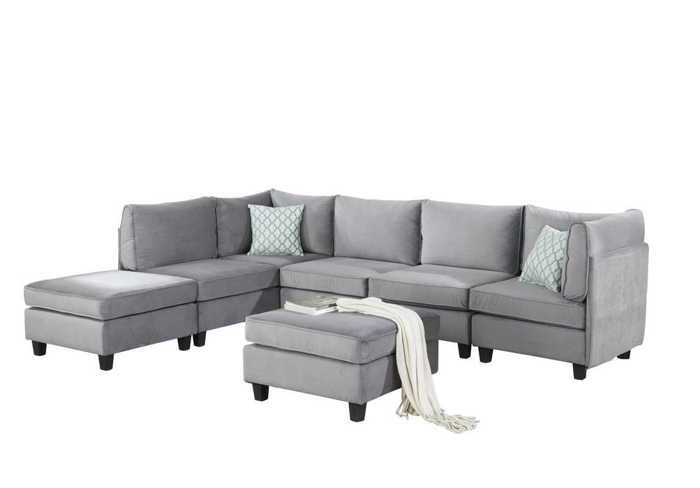 Zelmira - Velvet Sctional Sofa