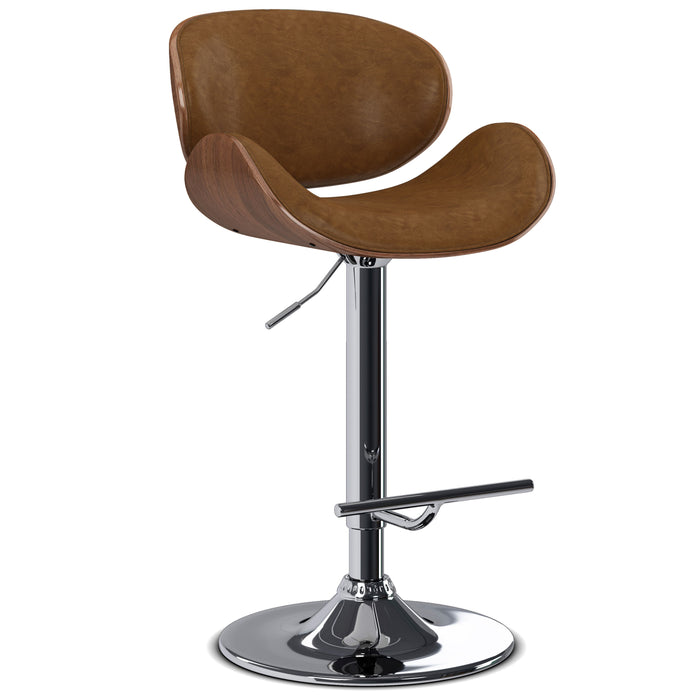 Marana - Bentwood Adjustable Swivel Bar Stool