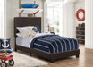 Dorian - Upholstered Bed Bedding & Furniture Discounters