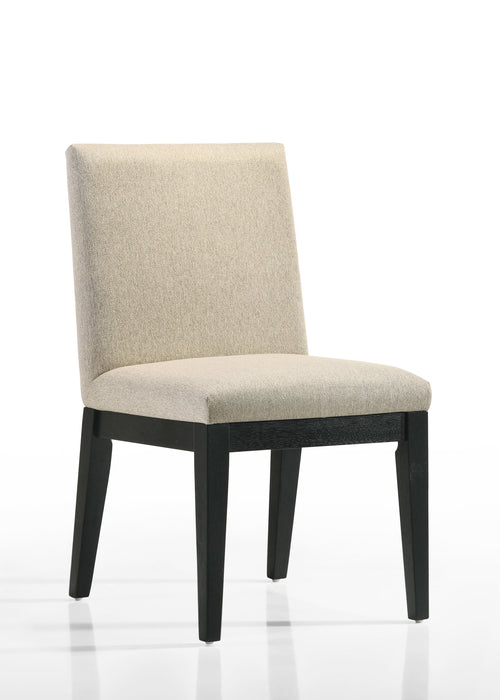 Jasper - Contemporary Fabric 19" Dining Chair (Set of 2) - Beige