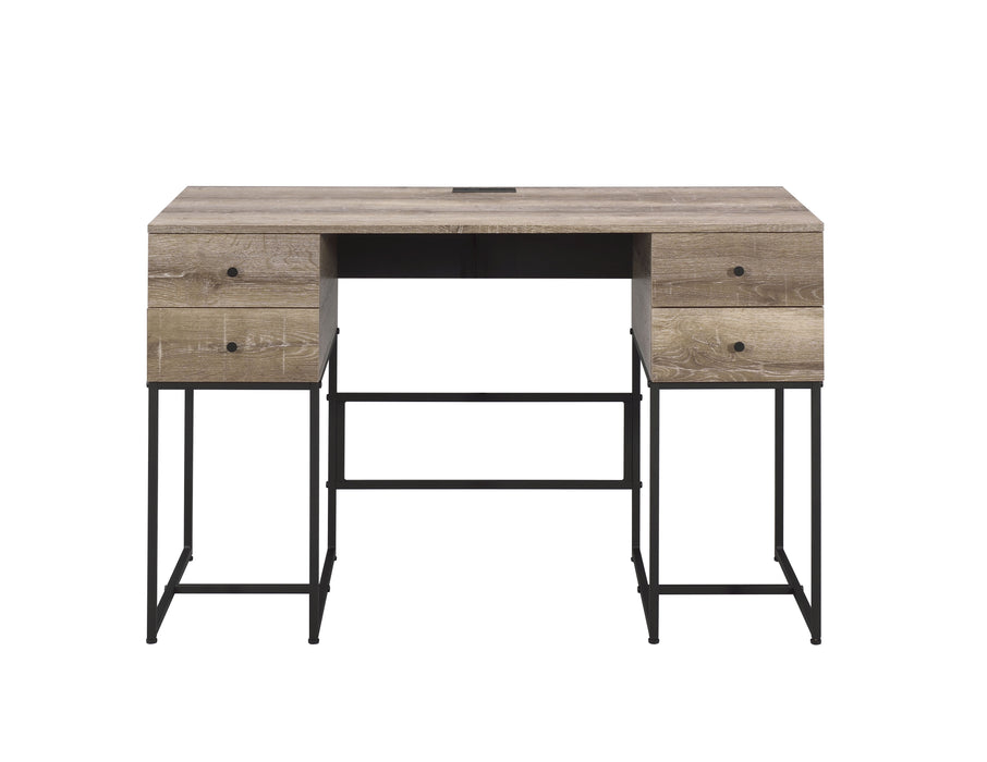 Desirre - Wirting Desk With USB Port - Oak