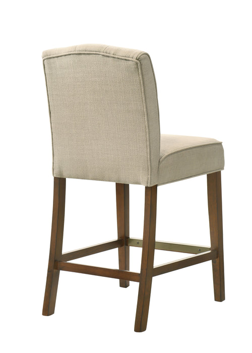 Darby - 19" Fabric Counter Height Chair - Tan