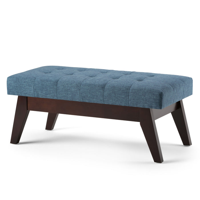 Draper - Mid Century Tufted Ottoman Bench