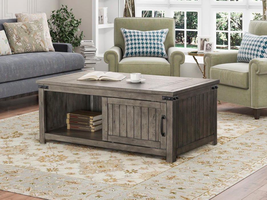 Bridgevine Home - Storehouse 48" Coffee Table - Smoked Grey Finish