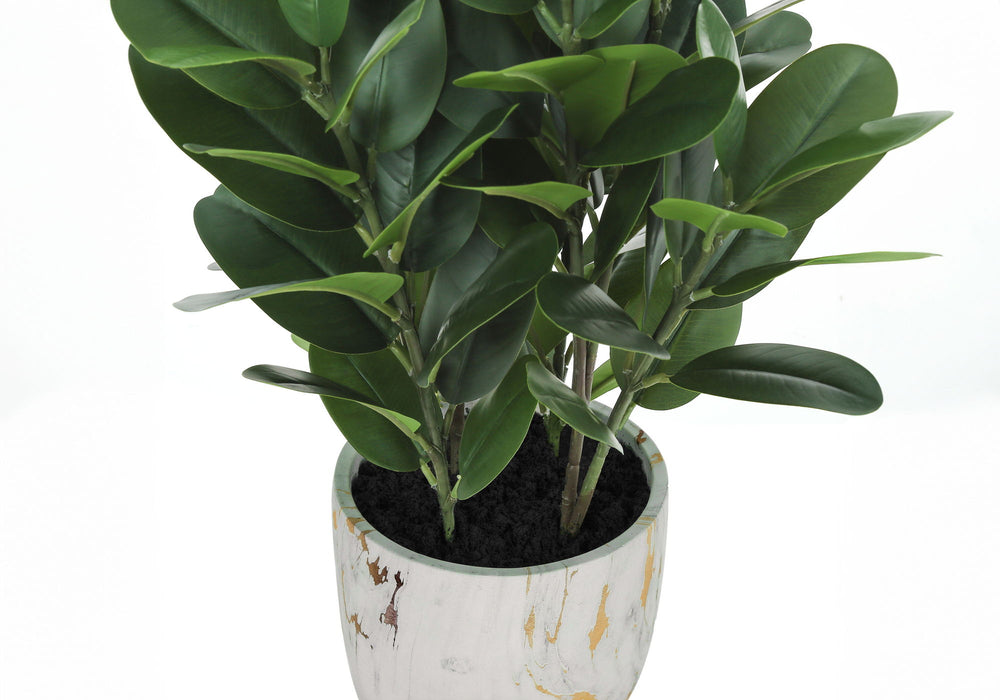 Artificial Plant, 31" Tall, Garcinia Tree, Indoor, Faux, Fake, Floor, Greenery, Potted, Real Touch, Decorative - Green / White