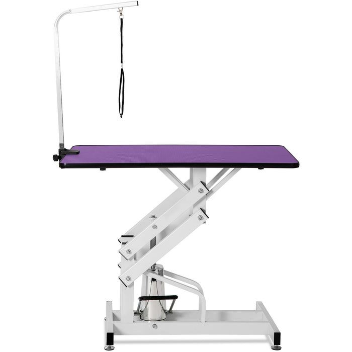 Hydraulic Pet Grooming Table - Purple