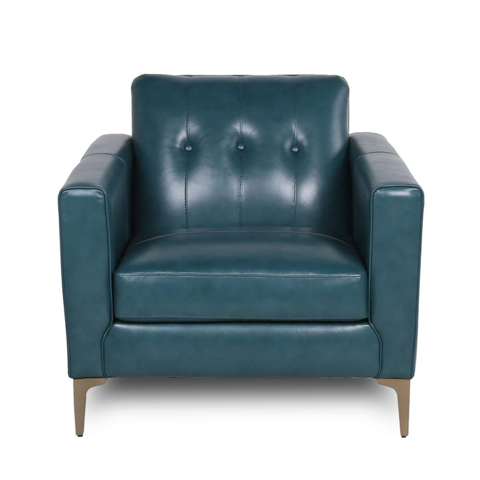 Mid-Century, Tufted Leather Chair