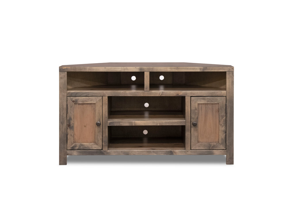 Joshua Creek - 52" Corner TV Stand - Barnwood