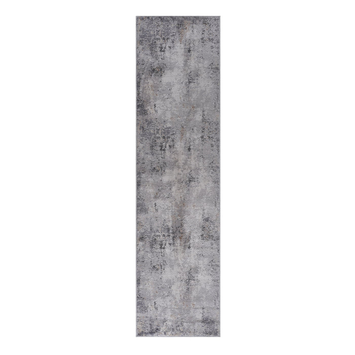 2' x 8' Abstract Non-Shedding Living Room Bedroom Dining Home Office Stylish And Stain Resistant Area Rug - Ivory / Sand