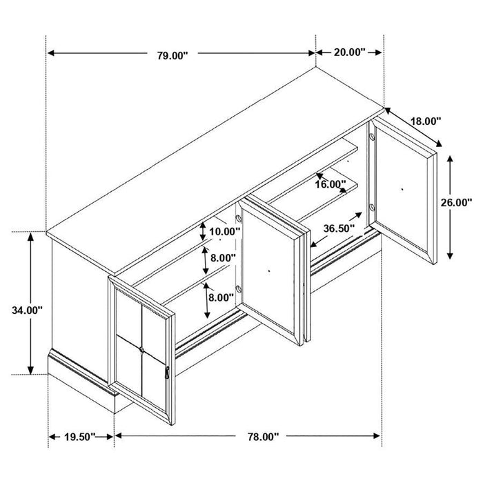 Brockway - Cove 4-door Server