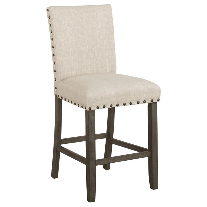 Ralland - Upholstered Bar Stools With Nailhead Trim (Set of 2)