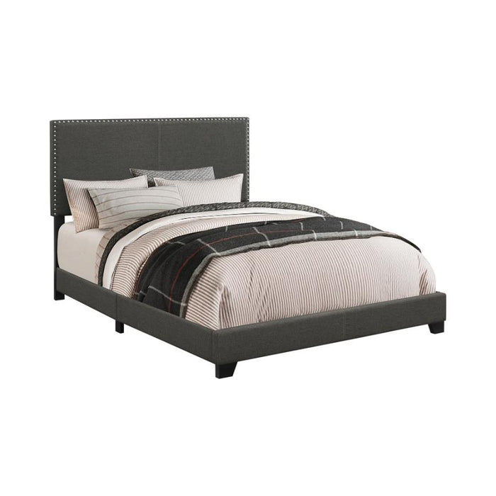 Boyd - Upholstered Bed with Nailhead Trim Bedding & Furniture DiscountersFurniture Store in Orlando, FL