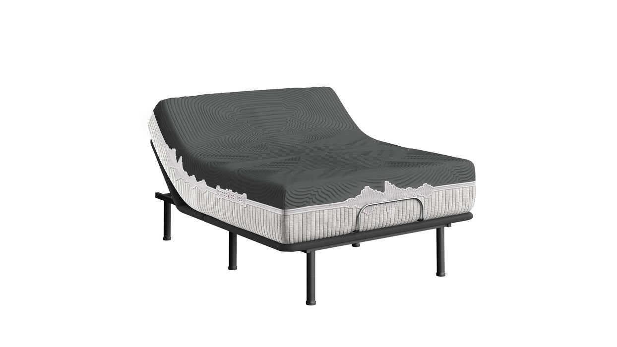 GoodVibeSleep - 13" Soothe Hybrid Foam And Coil Mattress