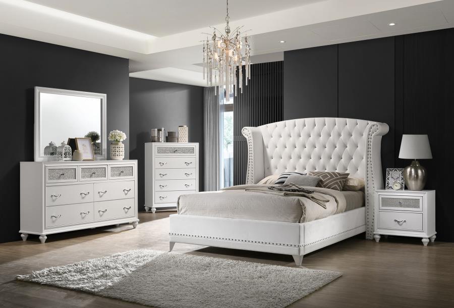 Barzini - Cama capitoné Wingback