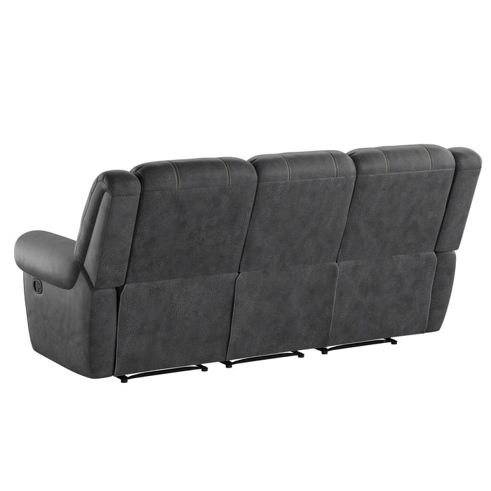 Ferrar - Reclining Sofa - Gray