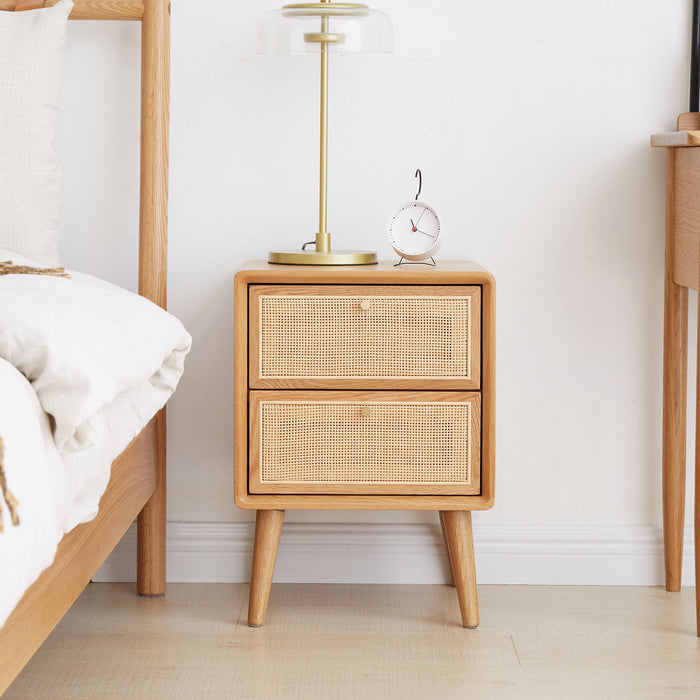 Bedside Cabinet, Modern Simple Nightstands European Beech