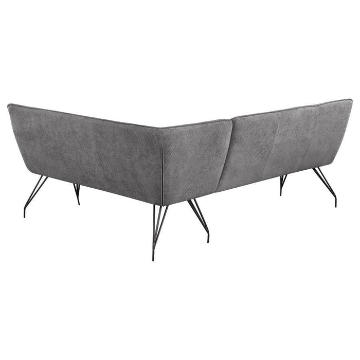 Dodson - Fabric Upholstered L-Shaped Nook Dining Bench