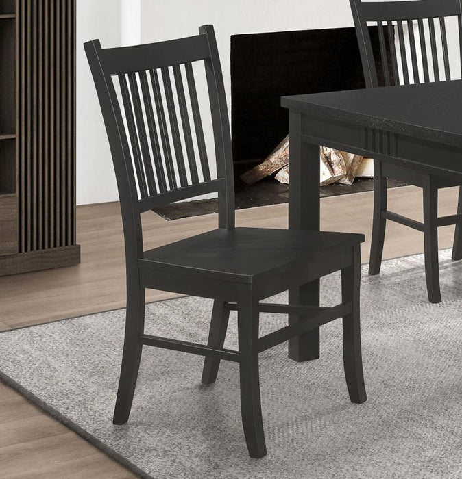 Silla de comedor de 39" (juego de 2) - Negro