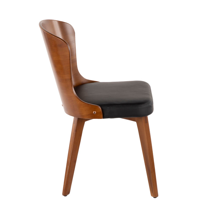 Bocello - Mid-Century Chair - Walnut / Black