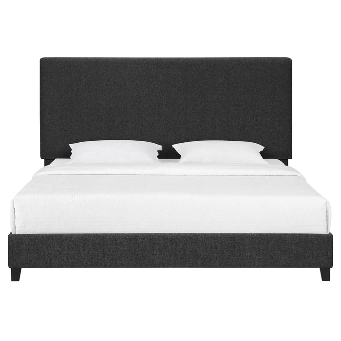 Boucle Upholstered Platform Bed