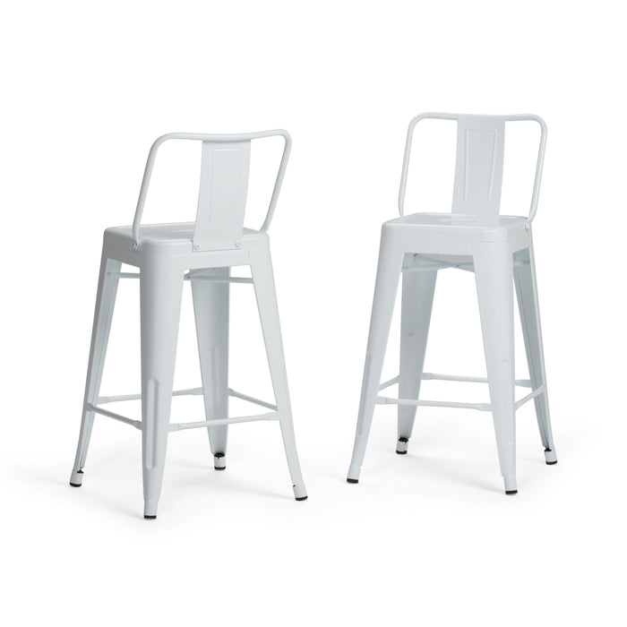 Rayne - 24" Metal Counter Height Stool (Set of 2)