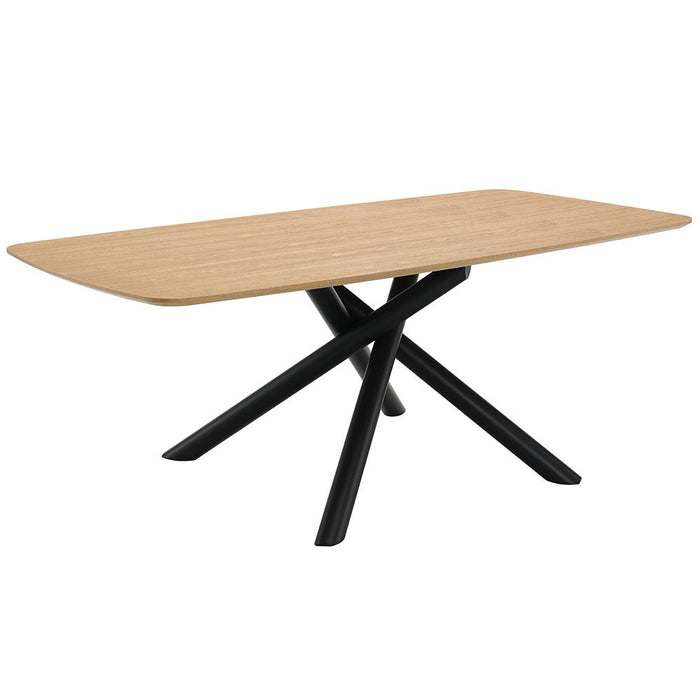 Lawton - Dining Table - Natural & Black Finish