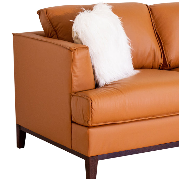 Aspen - Top Grain Leather Loveseat