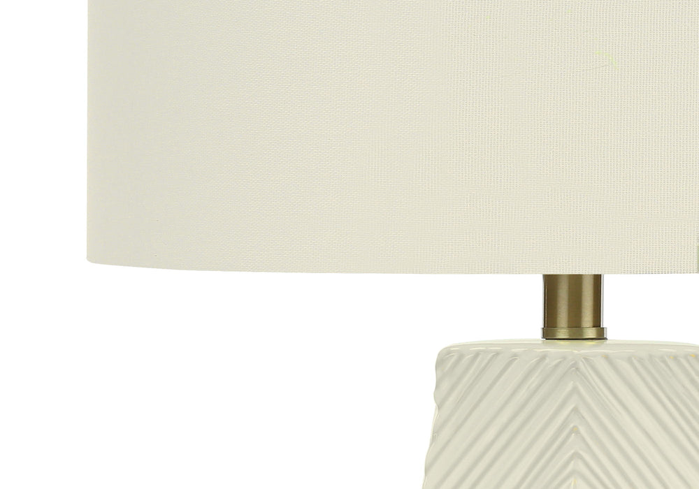 Lighting, Table Lamp, Ceramic, Contemporary - White