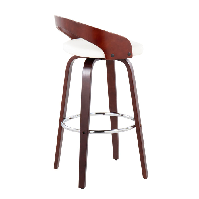 Grotto - Mid Century Elegant Design Modern Barstool With Swivel (Set of 2)