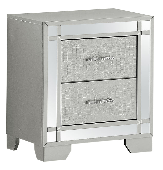 Madison - G6600-N Nightstand - Silver Champagne