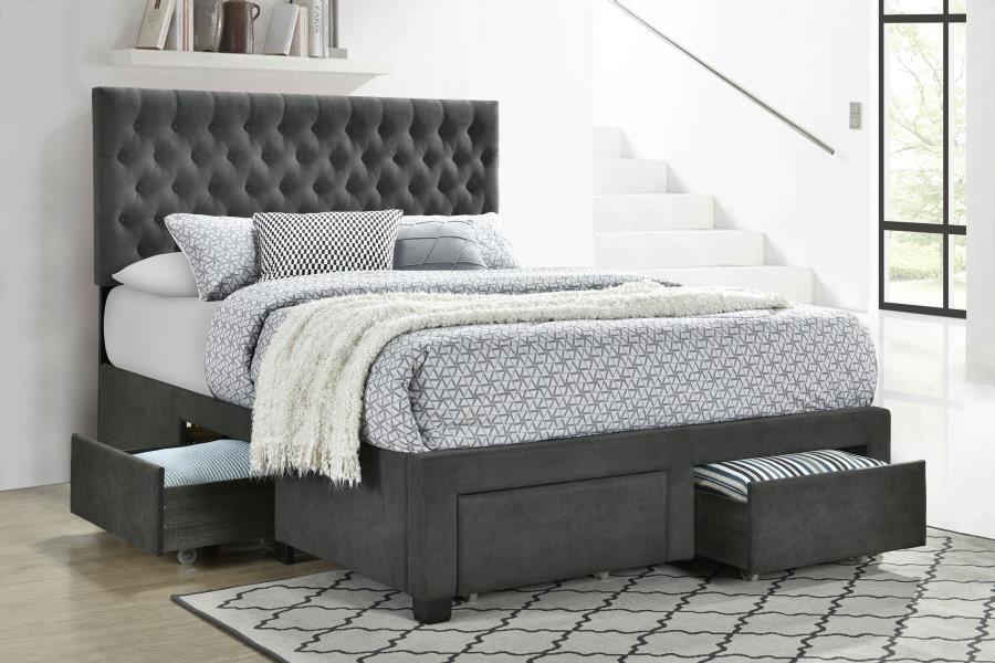 Soledad - Upholstered Storage Panel Bed