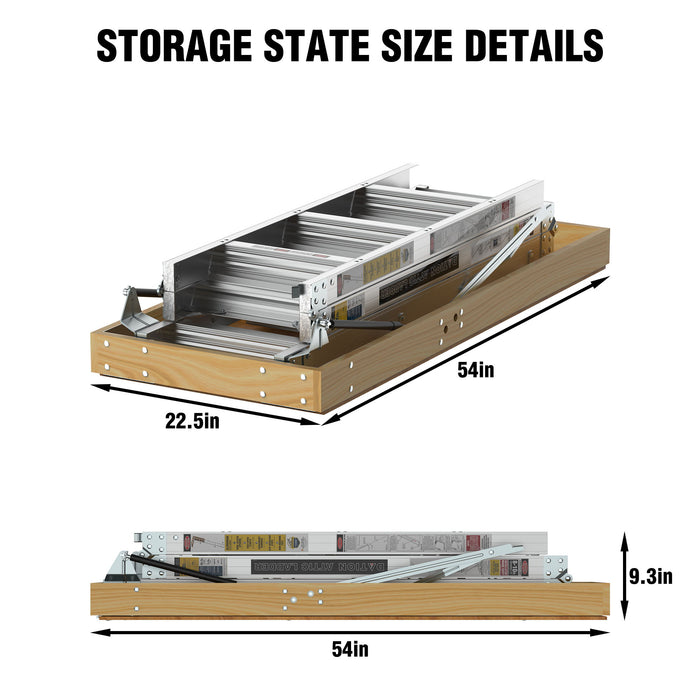 Household Aluminum Attic Ladder