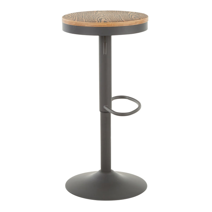 Dakota - Industrial Adjustable Barstool (Set of 2)