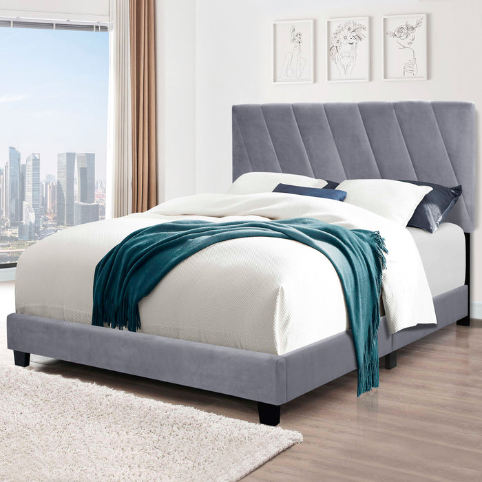 Queen Adjustable Upholstered Bed Modern Minimalist Top Styles