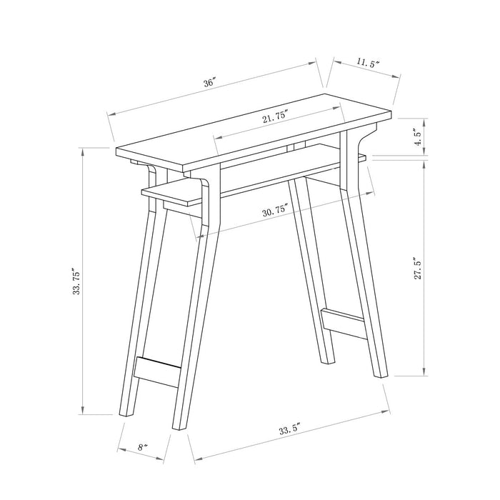 Faux Marble Top Console Table, Home Entryway Table With Shelve