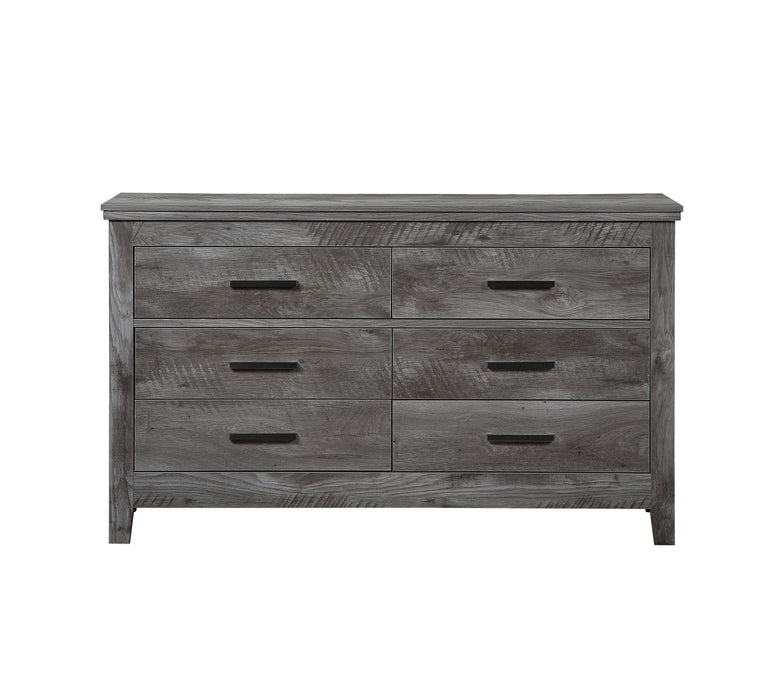 Vidalia - Rustic Dresser - Gray / Oak