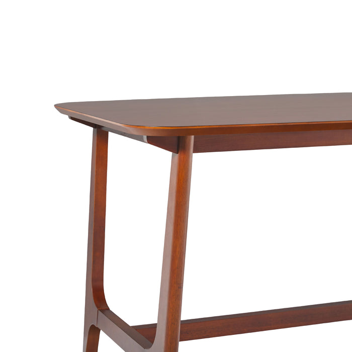 Mid-Century Modern Dining Table With Trestle Base