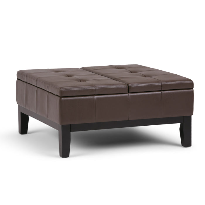 Dover - Square Coffee Table Storage Ottoman