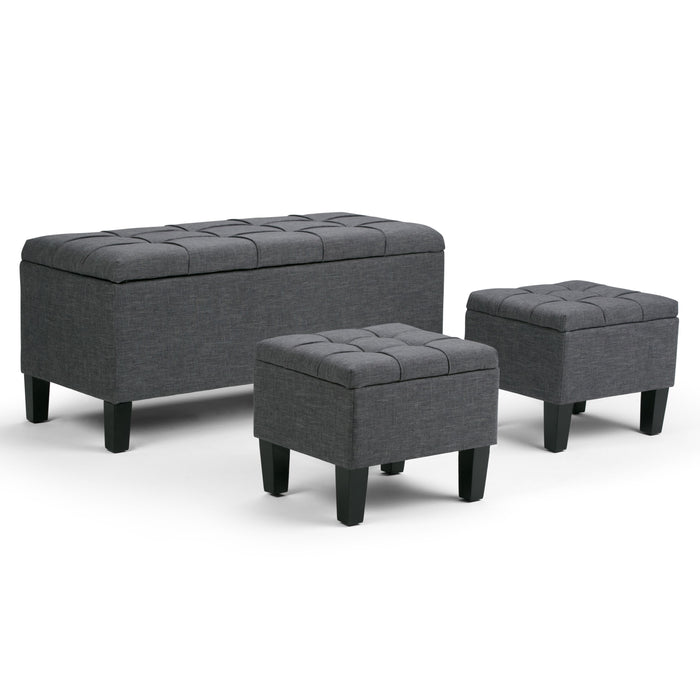 Dover - 3 Piece Storage Ottoman