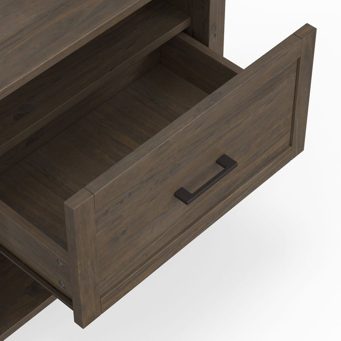 Ela - Bedside Table - Smoky Brown