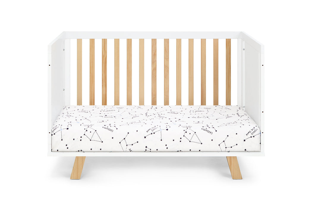 Livia - 3-in-1 Convertible Island Crib - White Frame