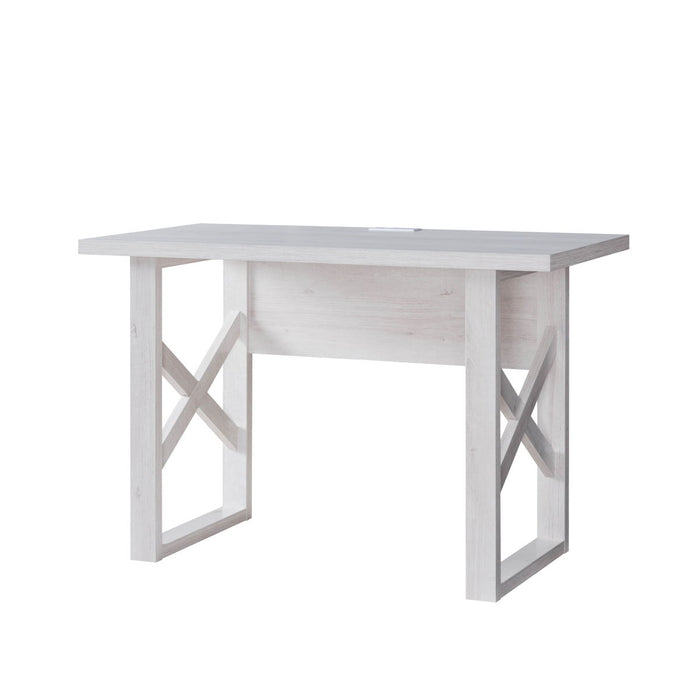 Writing Desk Laptop Table Desk Work Table - White Oak / White Wash Cream