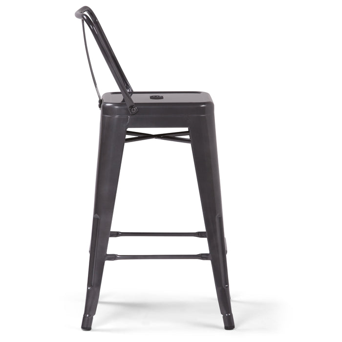 Rayne - 24" Metal Counter Height Stool (Set of 2)